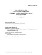 AAMI TIR22:2007/A1:2008