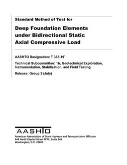 AASHTO T 385-19