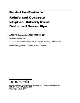 AASHTO M 207M/M 207-22