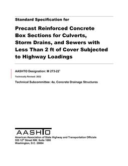 AASHTO M 273-22