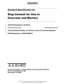 AASHTO M 302-22