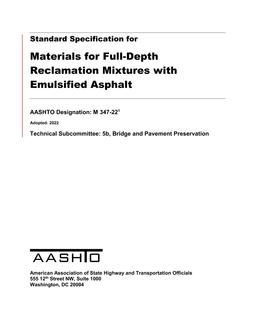 AASHTO M 347-22