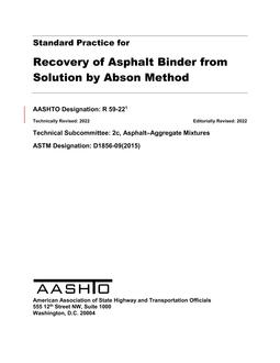 AASHTO R 59-22