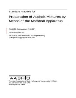 AASHTO R 68-22