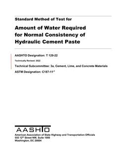 AASHTO T 129-22