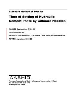 AASHTO T 154-22