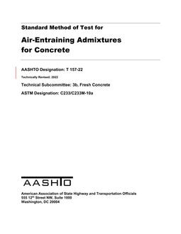 AASHTO T 157-22