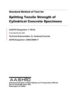 AASHTO T 198-22