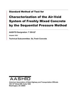 AASHTO T 395-22