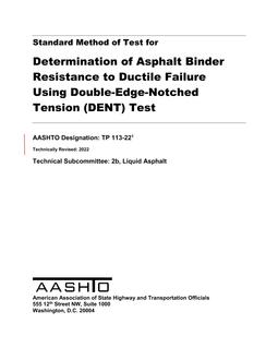 AASHTO TP 113-22