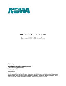 ANSI/NEMA EN P1-2021