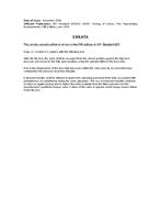 API Std 607 Errata