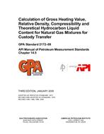 API MPMS Chapter 14.5 (R2014)