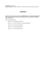 API MPMS Chapter 20.1 Addendum
