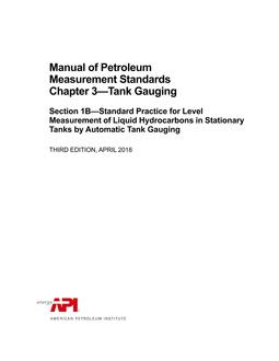 API MPMS Chapter 3.1B