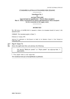 AS/NZS 3129.3-1993 AMDT 1
