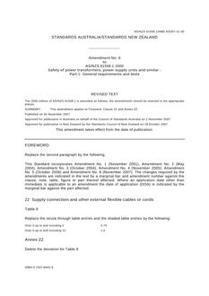 AS/NZS 61558.1-2000 AMDT 6