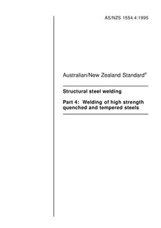 AS/NZS 1554.4-1995