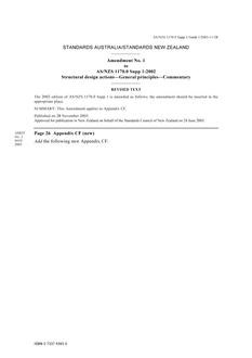 AS/NZS 1170.0 SUPP 1-2002 AMDT 1