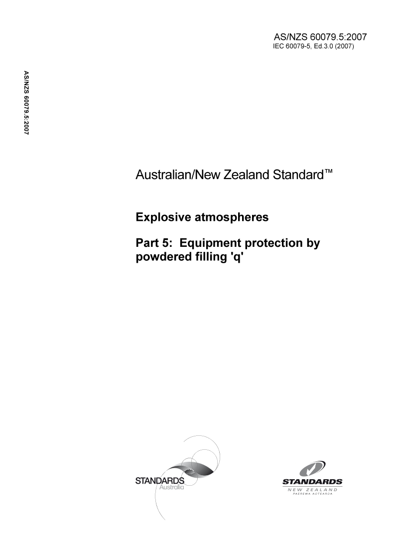 AS/NZS 60079.5-2007