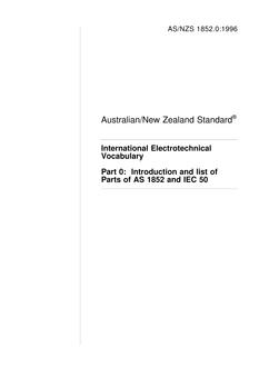 AS/NZS 1852.0-1996