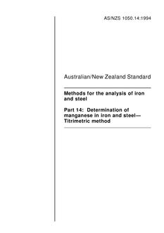 AS/NZS 1050.14-1994