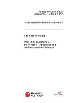 AS/NZS 60695.11.4-2004