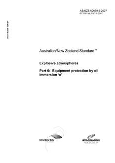 AS/NZS 60079.6-2007