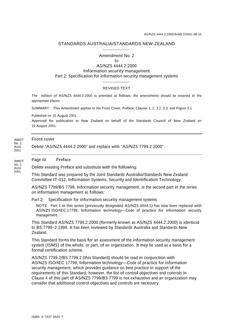 AS/NZS 4444.2-2000 AMDT 2