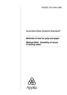 AS/NZS 1301.004S-1998