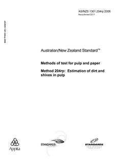 AS/NZS 1301.204RP-2006