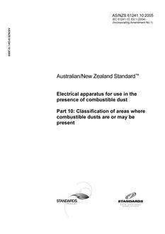 AS/NZS 61241.10-2005