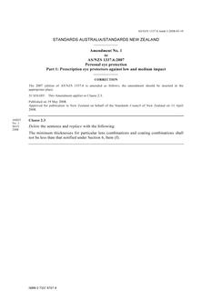 AS/NZS 1337.6-2007 AMDT 1