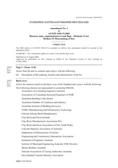 AS/NZS 4456.19-2003 AMDT 1