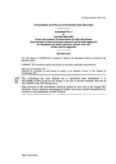 AS/NZS 1044:1995 AMDT 1