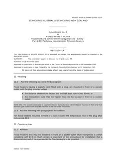 AS/NZS 60335.2.30:2004 AMDT 2
