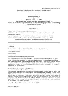 AS/NZS 60335.2.71:2002 AMDT 2