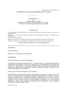 AS/NZS 60335.2.31:2004 AMDT 1