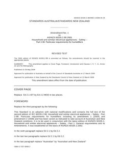AS/NZS 60335.2.98:2005 AMDT 1