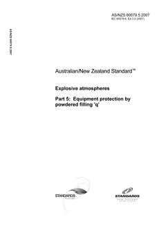 AS/NZS 60079.5:2007