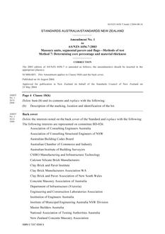 AS/NZS 4456.7:2003 AMDT 1