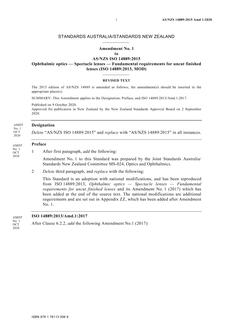 AS/NZS 14889:2015 Amd 1:2020