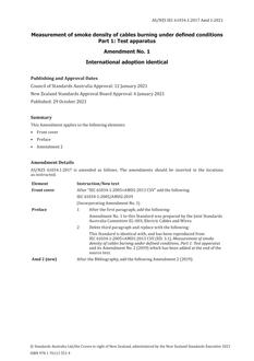 AS/NZS IEC 61034.1:2017 Amd 1:2021