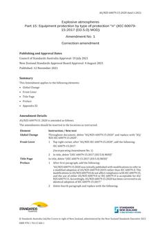 AS/NZS IEC 60079.15:2020 Amd 1:2021