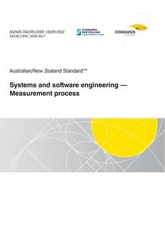 AS/NZS ISO/IEC/IEEE 15939:2022