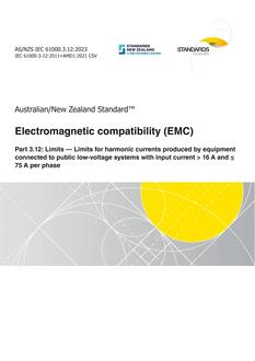 AS/NZS IEC 61000.3.12:2023