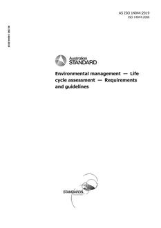 AS ISO 14044:2019