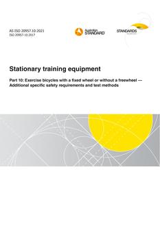 AS ISO 20957.10:2021
