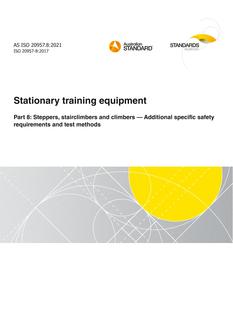 AS ISO 20957.8:2021