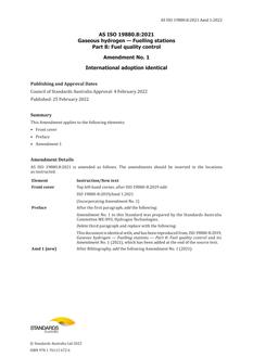 AS ISO 19880.8:2021 Amd 1:2022